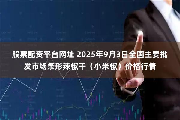 股票配资平台网址 2025年9月3日全国主要批发市场条形辣椒干（小米椒）价格行情